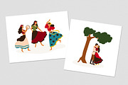 Romani people set, a Person Illustration by Good Studio (Thumbnail 5 of 5)