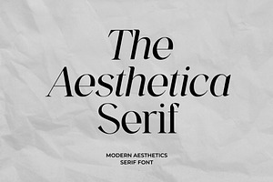 The Aesthetica Serif Modern Font