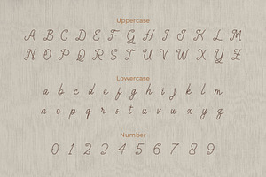 Marsyhorn - Monoline Script Font