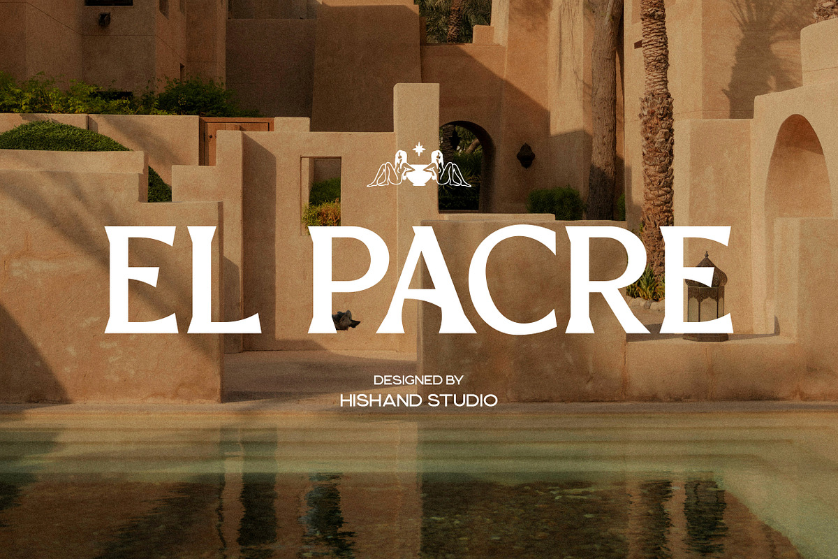 El Pacre Display Font, a Serif Font by Hishand Studio (Photo 1 of 10)