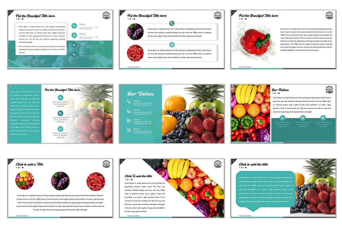 [PPTX] Food PowerPoint Presentation, a Presentation Template by litoondev (Photo 11 of 27)