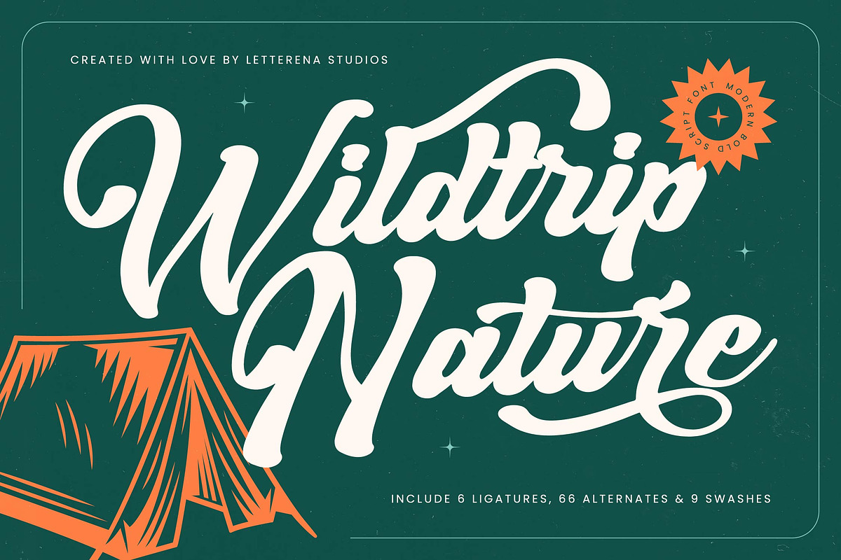 Wildtrip Nature Modern Bold Script