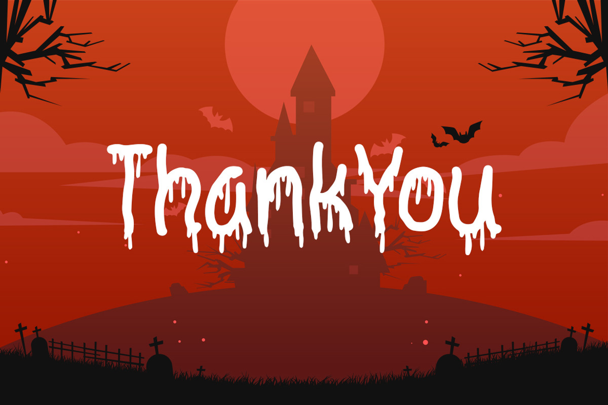 Bloodlust - Halloween Font, a Handwritten Font by Typefactoryco (Photo 8 of 8)