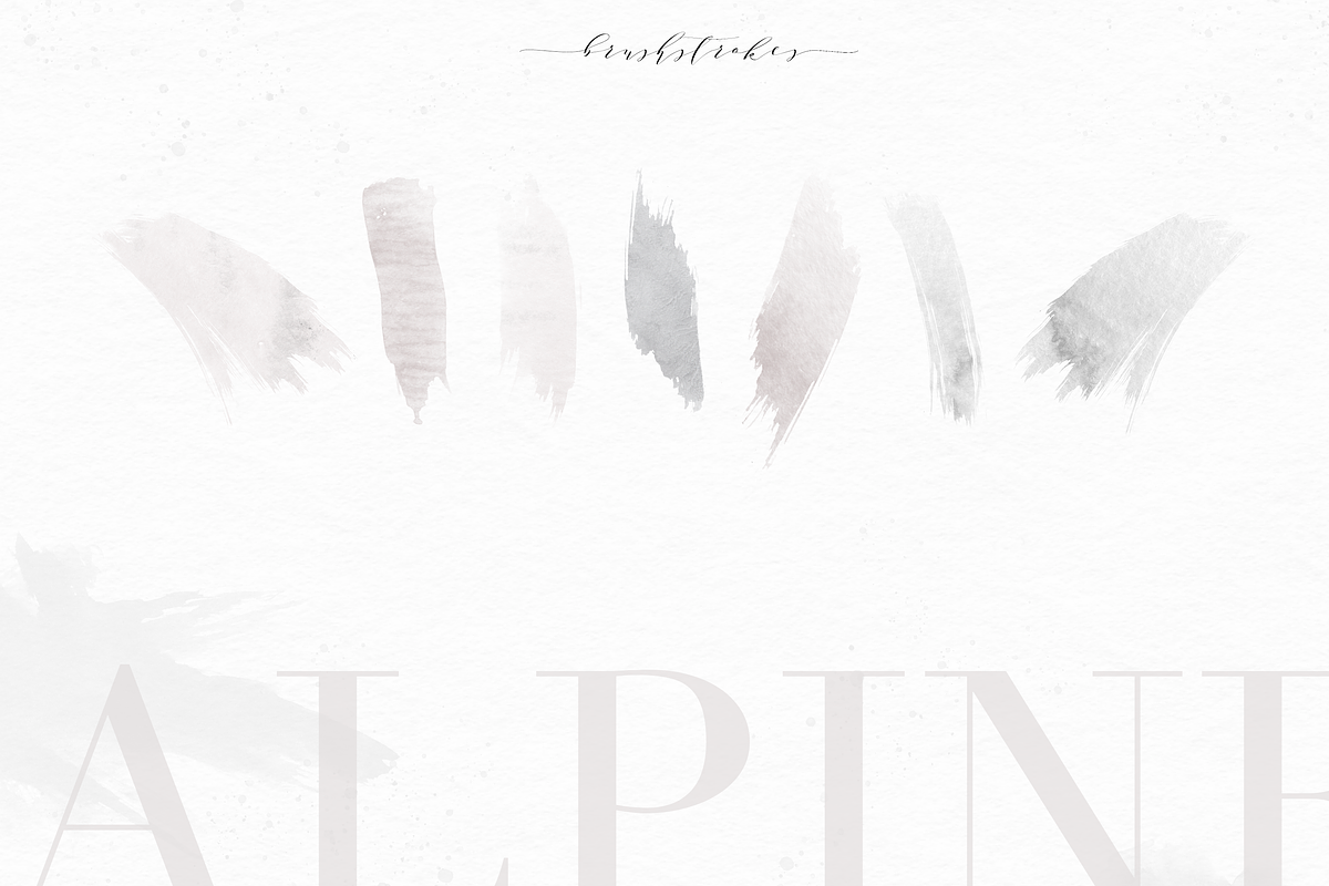 Alpine Forest - Elements & Alphabet, an Illustration by KA Designs