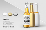 Beer Bottle Mockup Set, a Product Mockup by Free-PSD-Templates (Thumbnail 6 of 6)