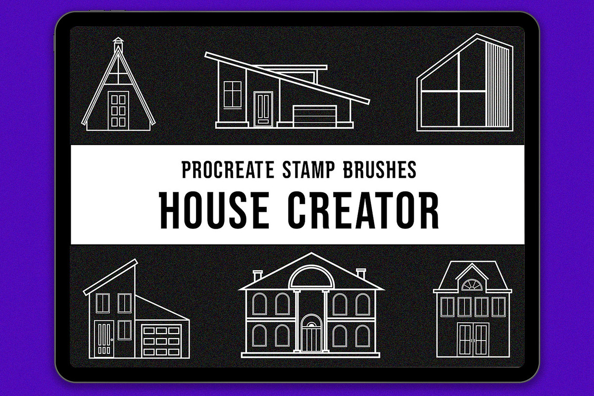 Procreate House creator, a Shape Add-On by Julia Right Studio (Photo 1 of 6)