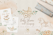 Gentle Baby Shower and Nursery, an Illustration by Alamella (Thumbnail 1 of 6)