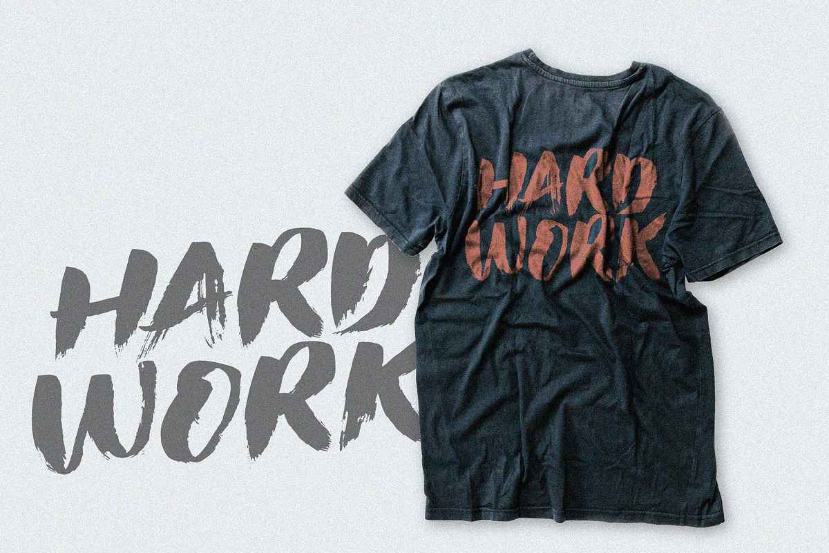 Hai Brush Font preview 6