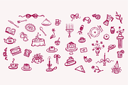 50+ Hand Drawn Tea Party Clipart Set, an Illustration by Jordyn Grace Design (Thumbnail 2 of 4)