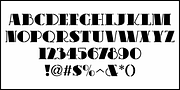Textile Stencil JNL, a Font by Jeff Levine Fonts (Thumbnail 3 of 5)