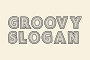 Retro 1970 - Old Font, a Sans Serif Font by Fourteen Letter (Thumbnail 2 of 7)