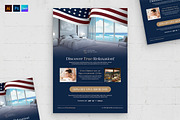 American Flag Flyer Template, a Flyer Template by BrandPacks (Thumbnail 1 of 5)