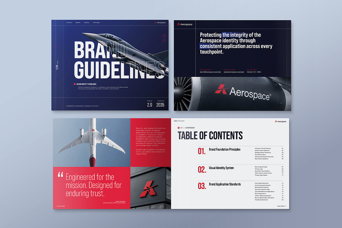 Branding Guidelines Template, a Brochure Template by BrandPacks (Photo 2 of 7)
