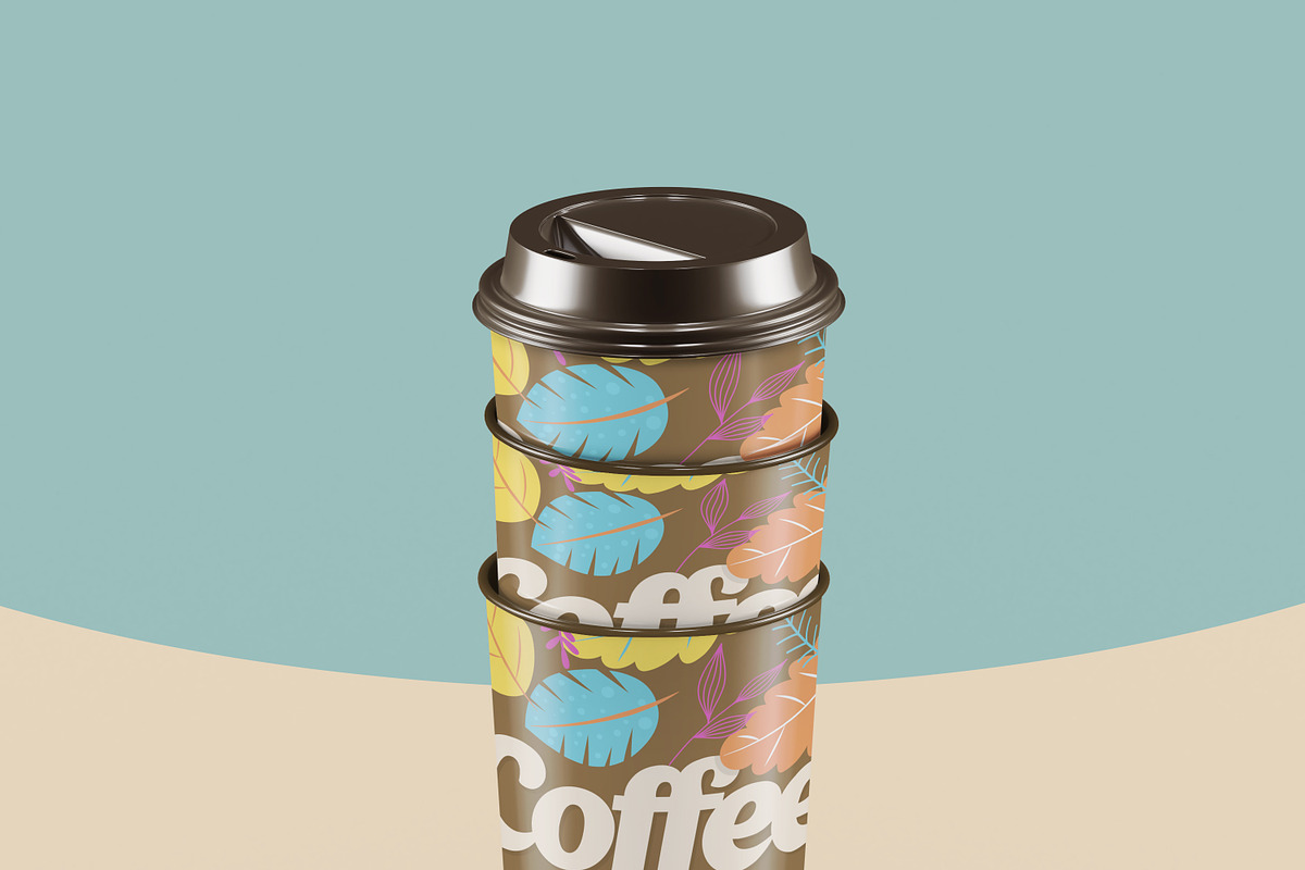 Realistic Coffee Cup Mock-up, a Print Template by Propex (Photo 3 of 24)