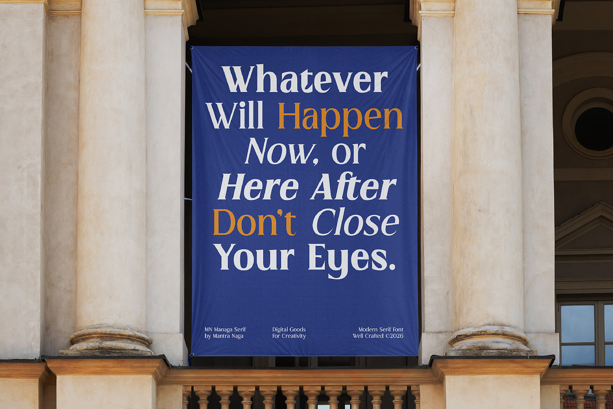 MN Managa Serif - Contemporary Serif, a Serif Font by Mantra Naga (Photo 6 of 18)