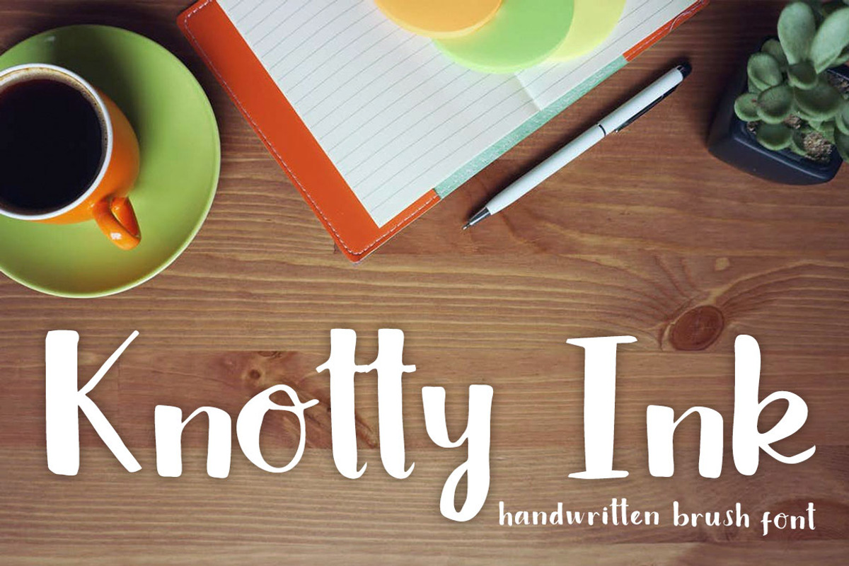 Knotty Ink Font