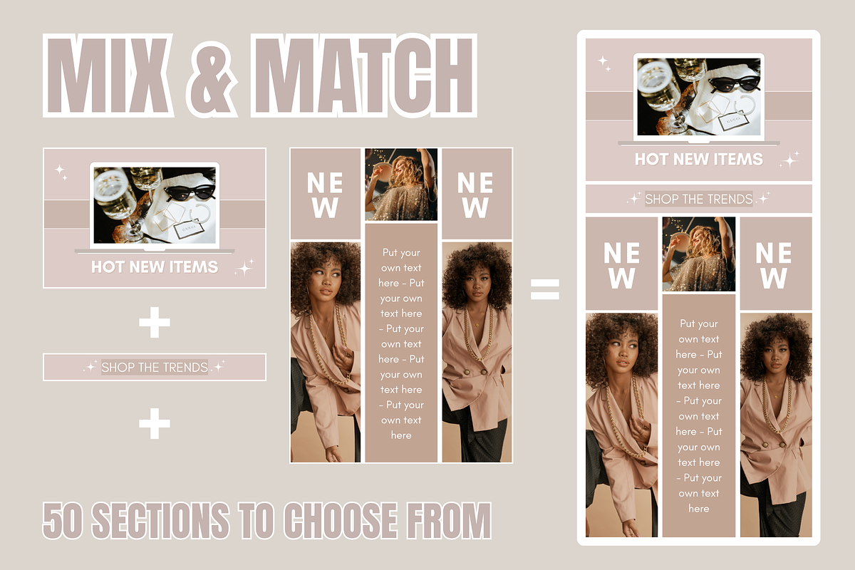 Beige Newsletter Templates, an Email Template by SunshineStudioBoutique (Photo 4 of 9)