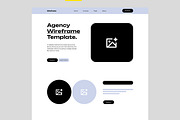Website Landing Page Wireframe, a Landing Page Template by ContestDesign (Thumbnail 2 of 6)