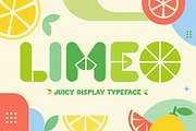 LIMEO - Juicy Display Font, a Sans Serif Font by NTC Graphic (Thumbnail 1 of 11)