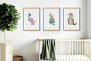 Watercolor Peter Rabbit Clipart, an Animal Illustration by SvetaArtStore (Thumbnail 2 of 15)