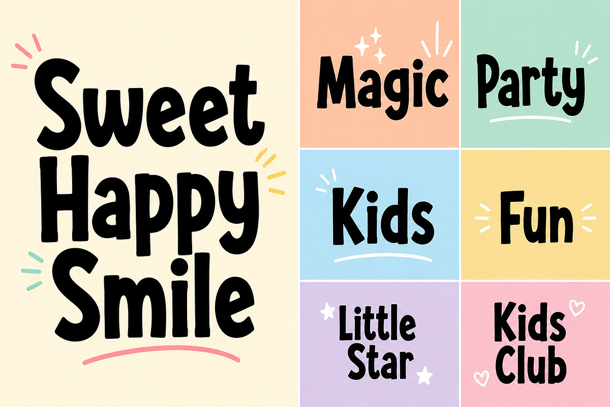 Doodlia – Playful Display Font, a Slab Serif Font by Wow Magic (Photo 3 of 4)