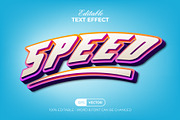 Speed 3D Text Effect Style, a Layer Style Add-On by Mockmenot (Thumbnail 1 of 2)