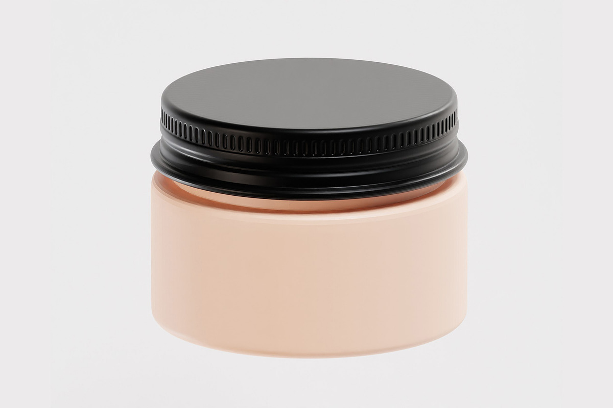 Cream jar 3d model 03, an Object 3D Model by fahad121 (Photo 2 of 6)
