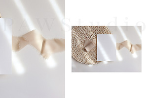 Card Mockup 5x7 Ribbon