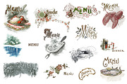 Vintage Restaurant & Tavern Graphics, a Food Illustration by Blue Line Design (Thumbnail 13 of 16)