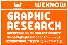 Graphic Research font
