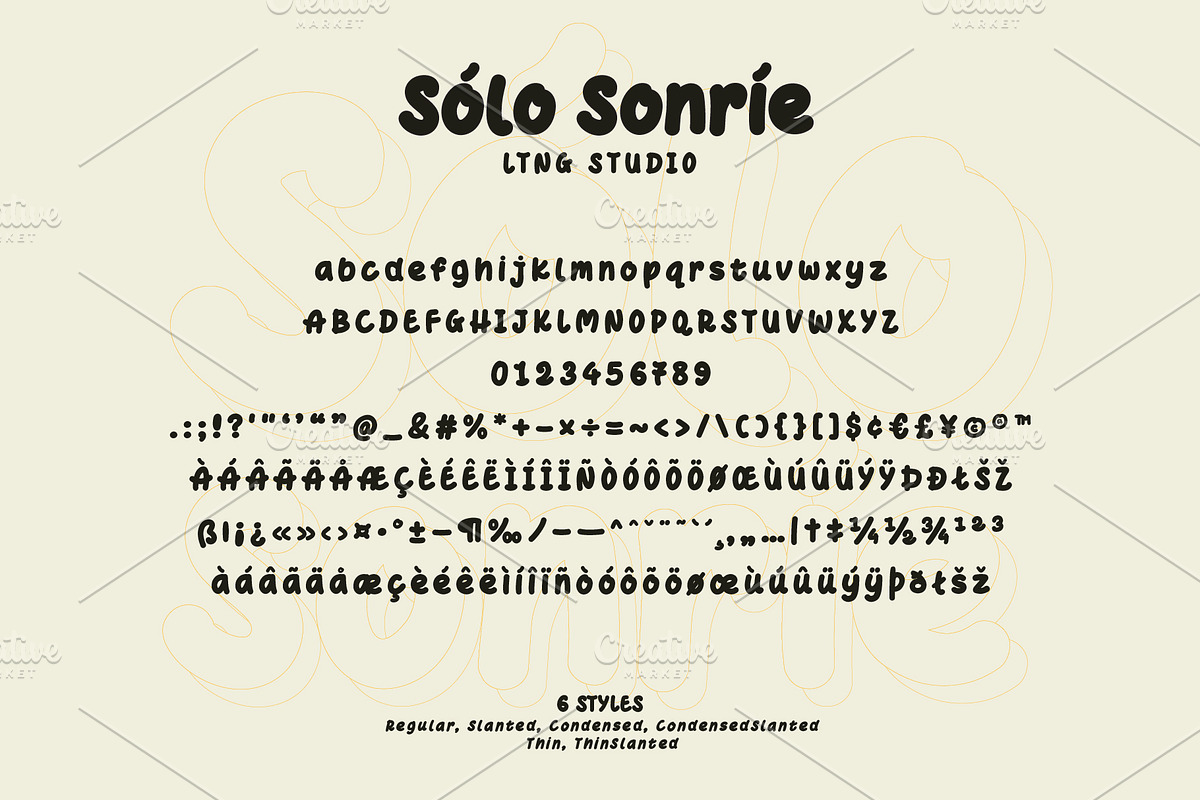 Sólo Sonríe Typeface, a Handwritten Font by LTNG STUDIO (Photo 3 of 9)