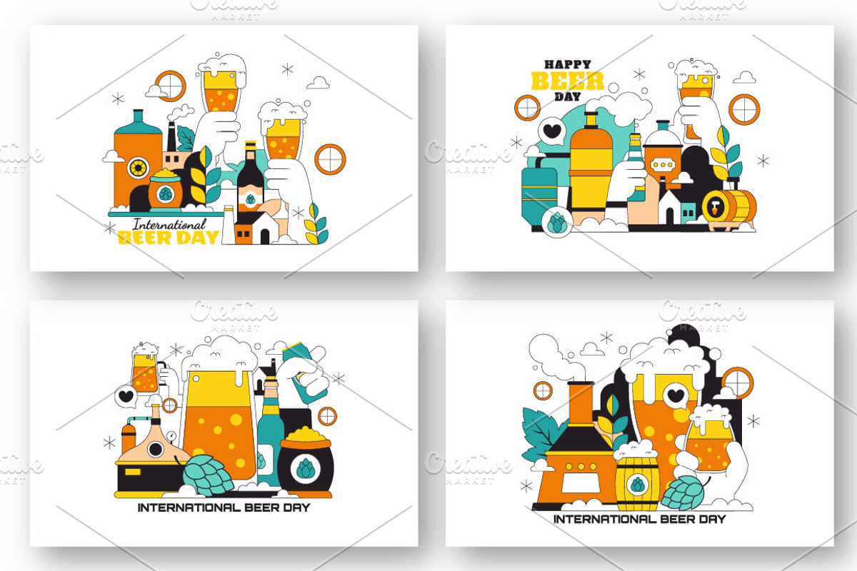 10 International Beer Day, a Food Illustration by denayunebgt (Photo 2 of 4)