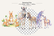 Whimsical Motherhood Watercolor PNG, an Illustration by Artnoy (Thumbnail 3 of 8)