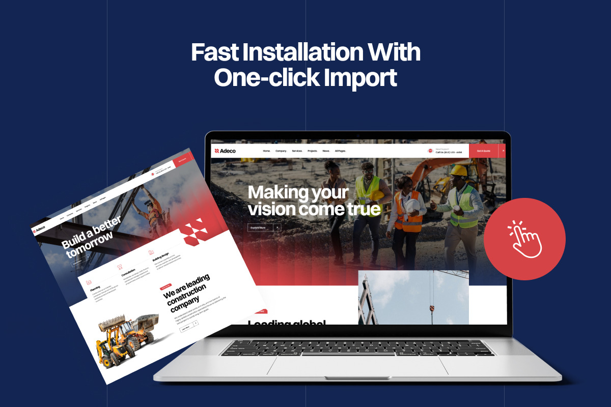Adeco - Construction WordPress Theme, a WordPress Template by Opal Wordpress Theme (Photo 4 of 6)