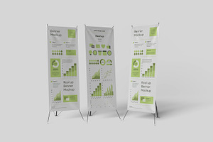 Rool Up Banner Mockup