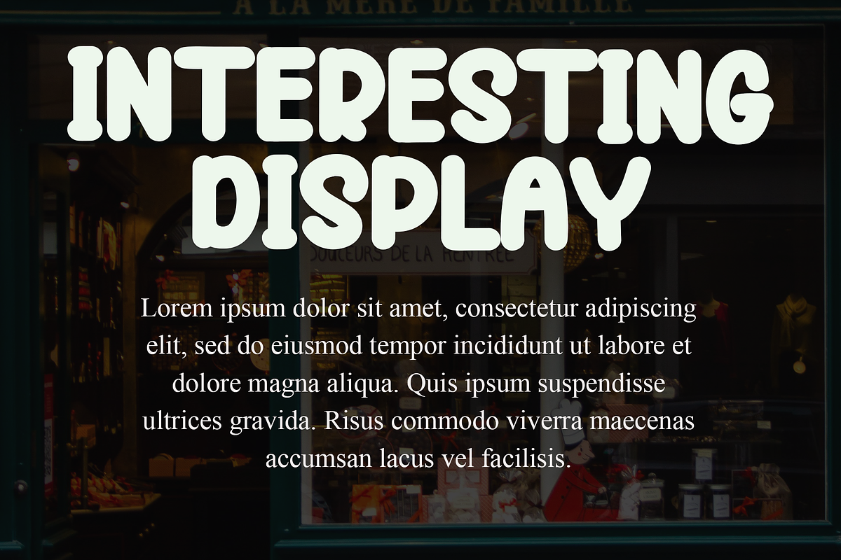Showcase, a Sans Serif Font by FreshTypeINK (Photo 8 of 8)
