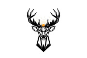 Artistic Geometric Deer Head Bundle, an Illustration by yasushie (Thumbnail 26 of 31)