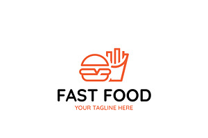 Fast Food Restaurant Logo Template, a Branding & Logo Template by HueNestify