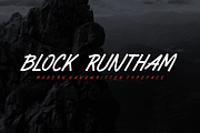 Block Runtham - Font, a Handwritten Font by artchiles_design (Thumbnail 3 of 5)