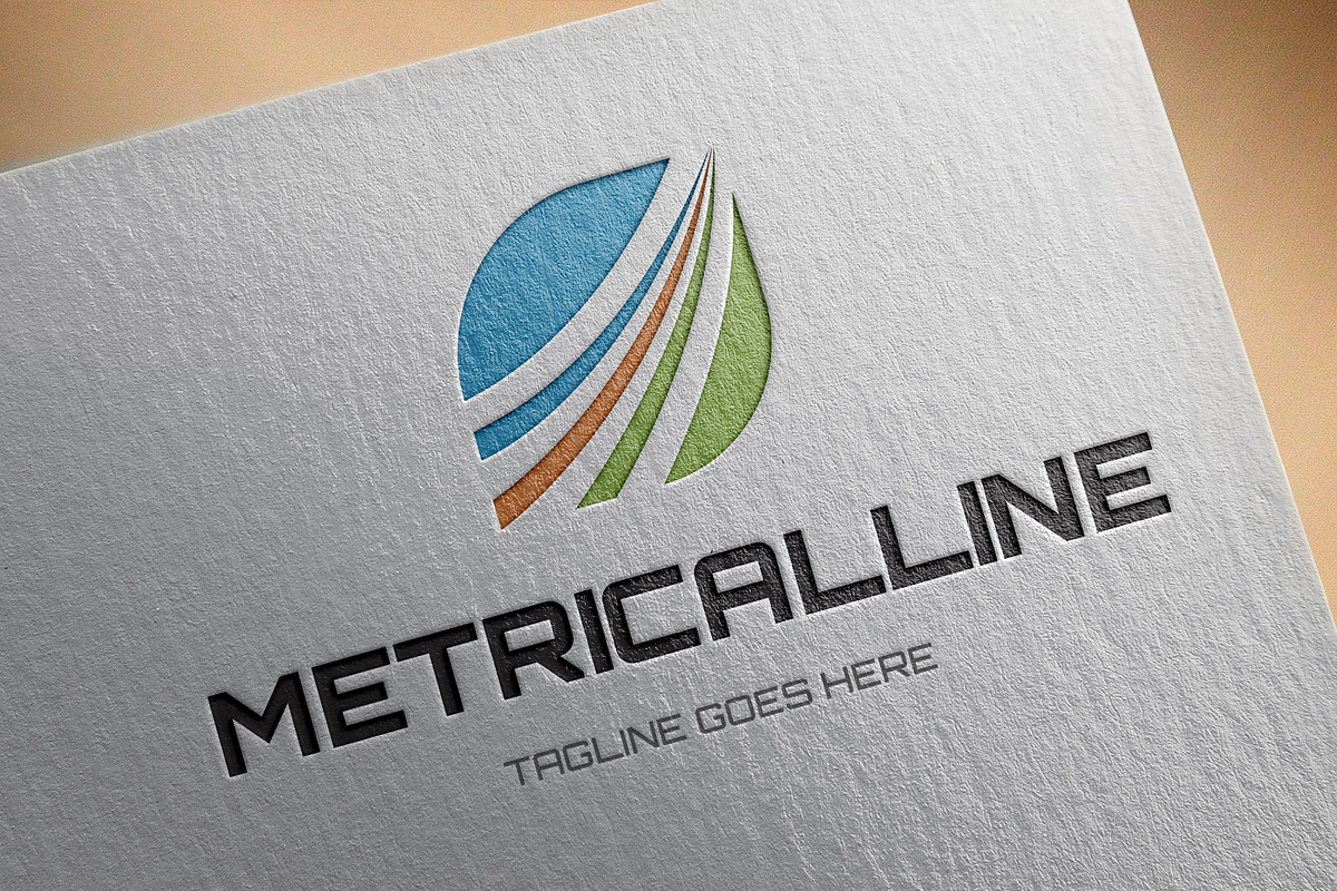 Metrical Line Logo Template, a Branding & Logo Template by BdThemes