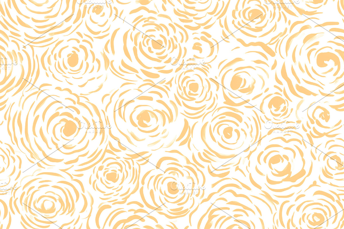 Seamless pattern hand drawn floral pattern creating a seamless r, a Pattern Graphic by Studio ANNA