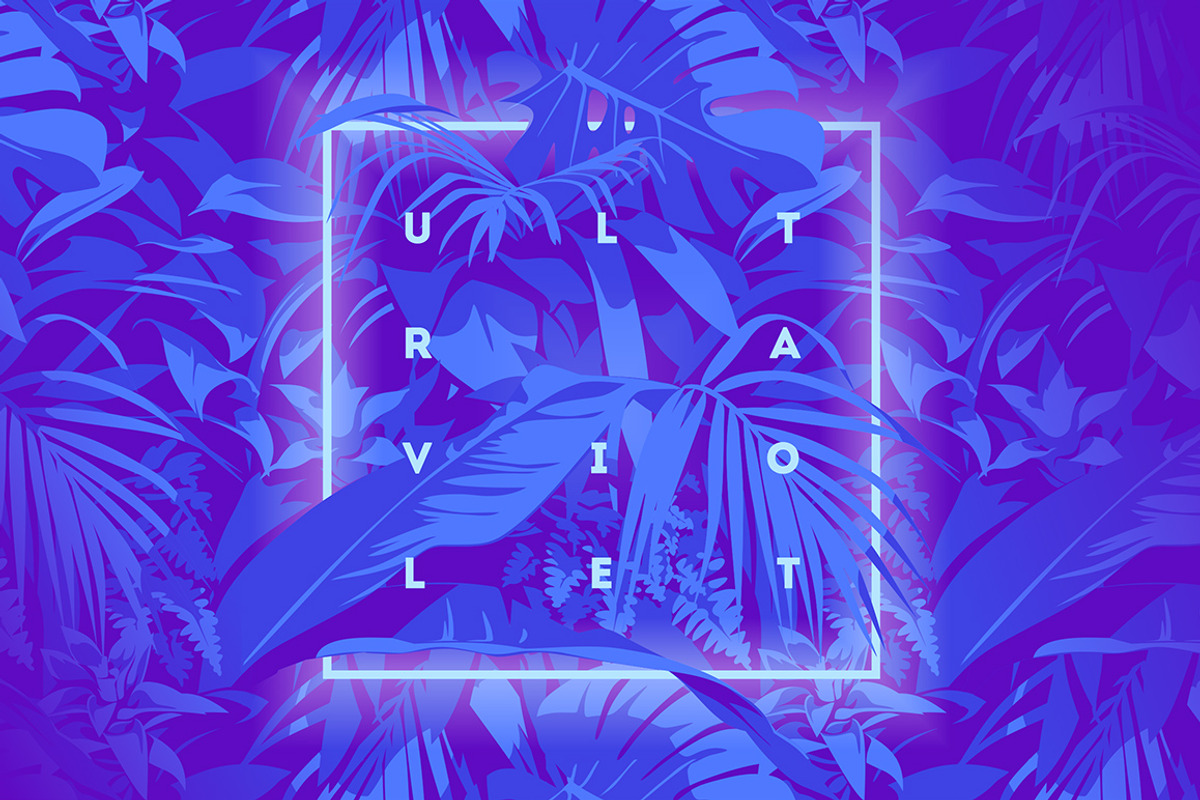 16 Ultraviolet Tropic Patterns, a Pattern Graphic by Alexander Baidin