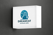 Dream Cat Pet Logo, a Branding & Logo Template by Design_Planet (Thumbnail 1 of 4)