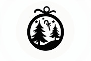 Christmas Ornament Laser Cut Bundle, a Graphic by Creativeshirt (Thumbnail 3 of 16)