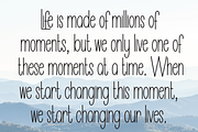 Happy Moment | Script Font, a Script Font by Scratchones (Thumbnail 6 of 8)