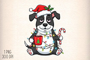 Christmas Funny Dog Coffee Png, an Illustration by Daily.Designs (Thumbnail 1 of 5)