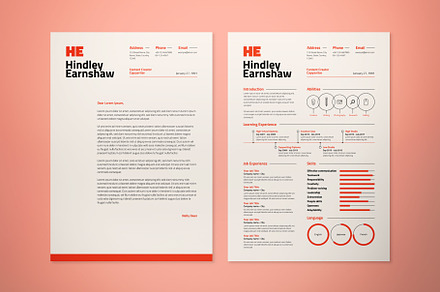 Professional Resume & Cover Letter, a Resume Template by The Good Store