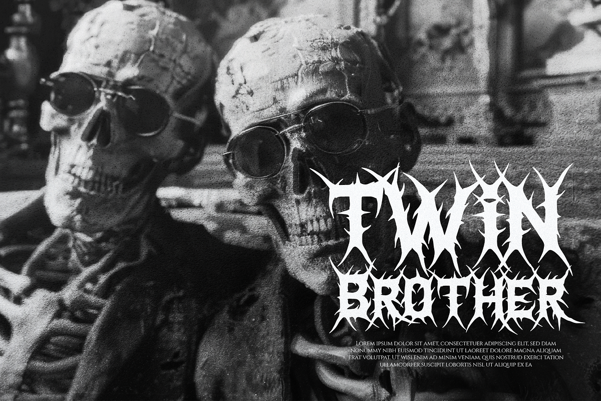 Helvorn | Black Metal Display, a Blackletter Font by Denustudios (Photo 5 of 11)