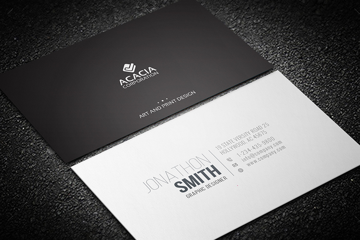 Simple and Elegant Business Card, a Business Card Template by DesignGhar (Photo 3 of 6)