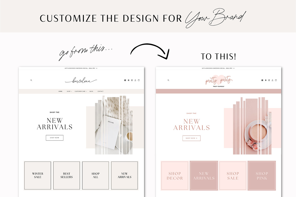 Shopify Theme - Neutral White, a Shopify Template by Macarons and Mimosas (Photo 7 of 11)
